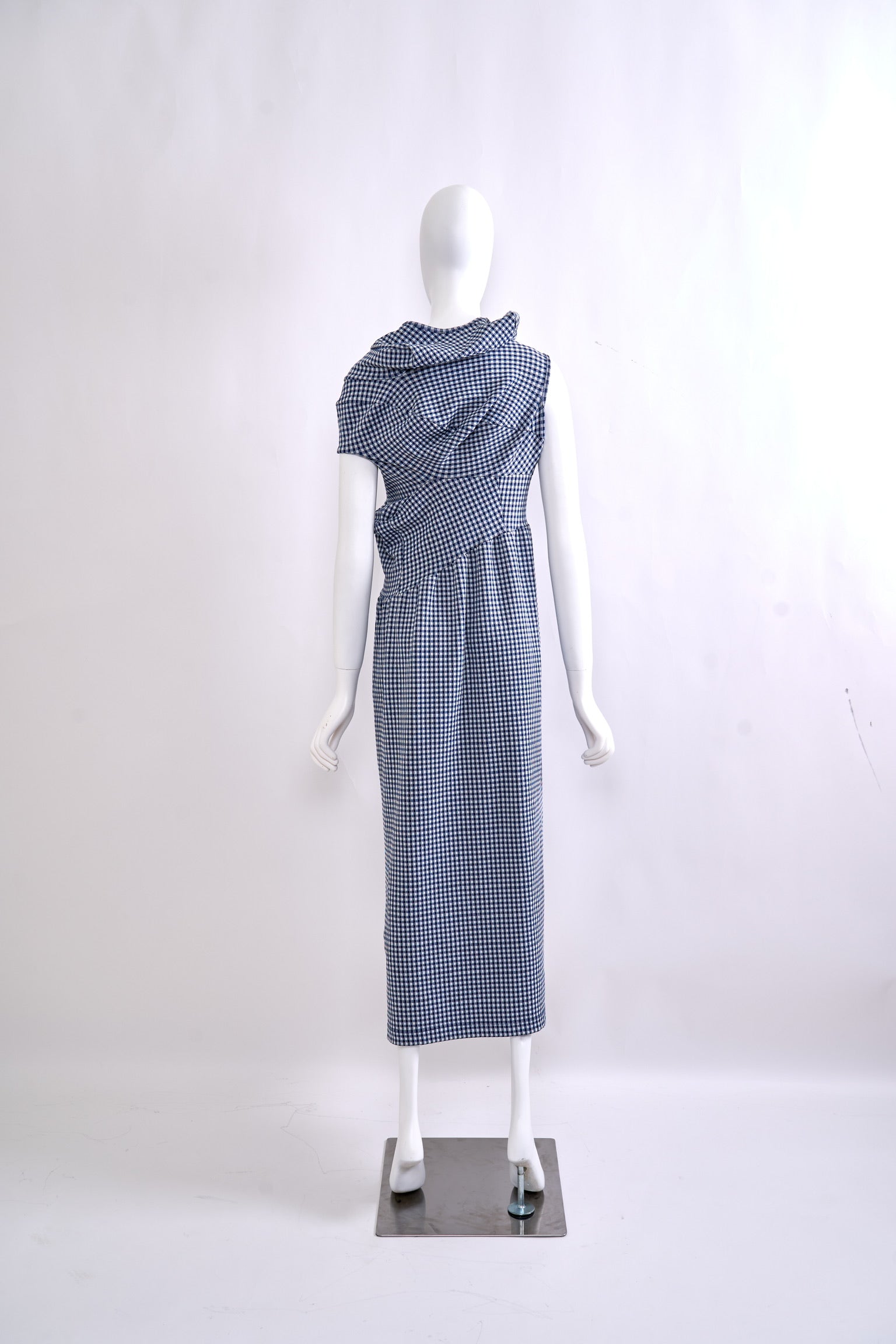 Vintage Comme des Garçons 1997 Blue Check Dress