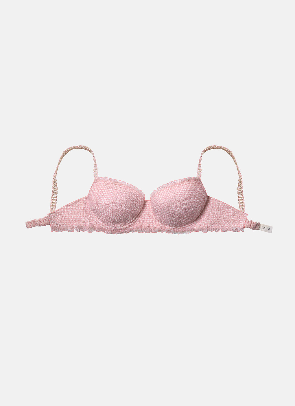 Vintage Chanel 1994 Pink Tweed Bra Top