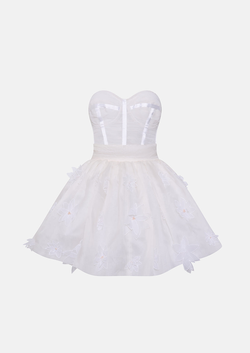 Vintage Dolce & Gabbana Spring 1992 White Tulle Ballerina Mini Dress, Runway Piece