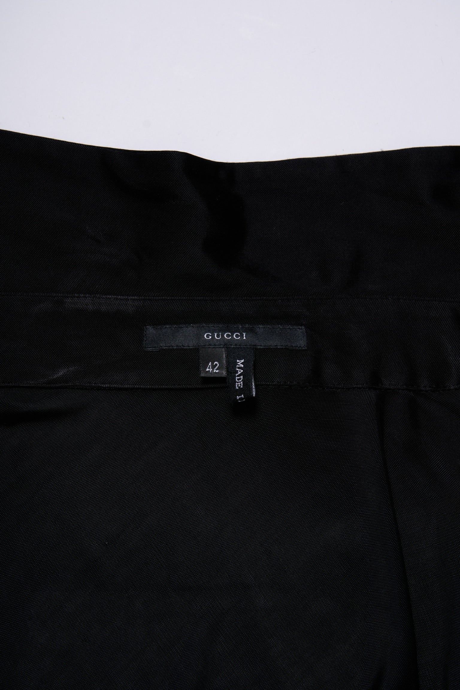 Preowned Gucci by Tom Ford Spring 2000 Black Wrap Top