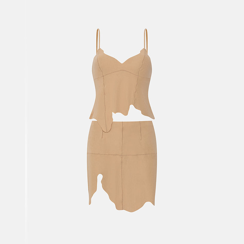 Vintage La Perla 1990s Suede Ensemble