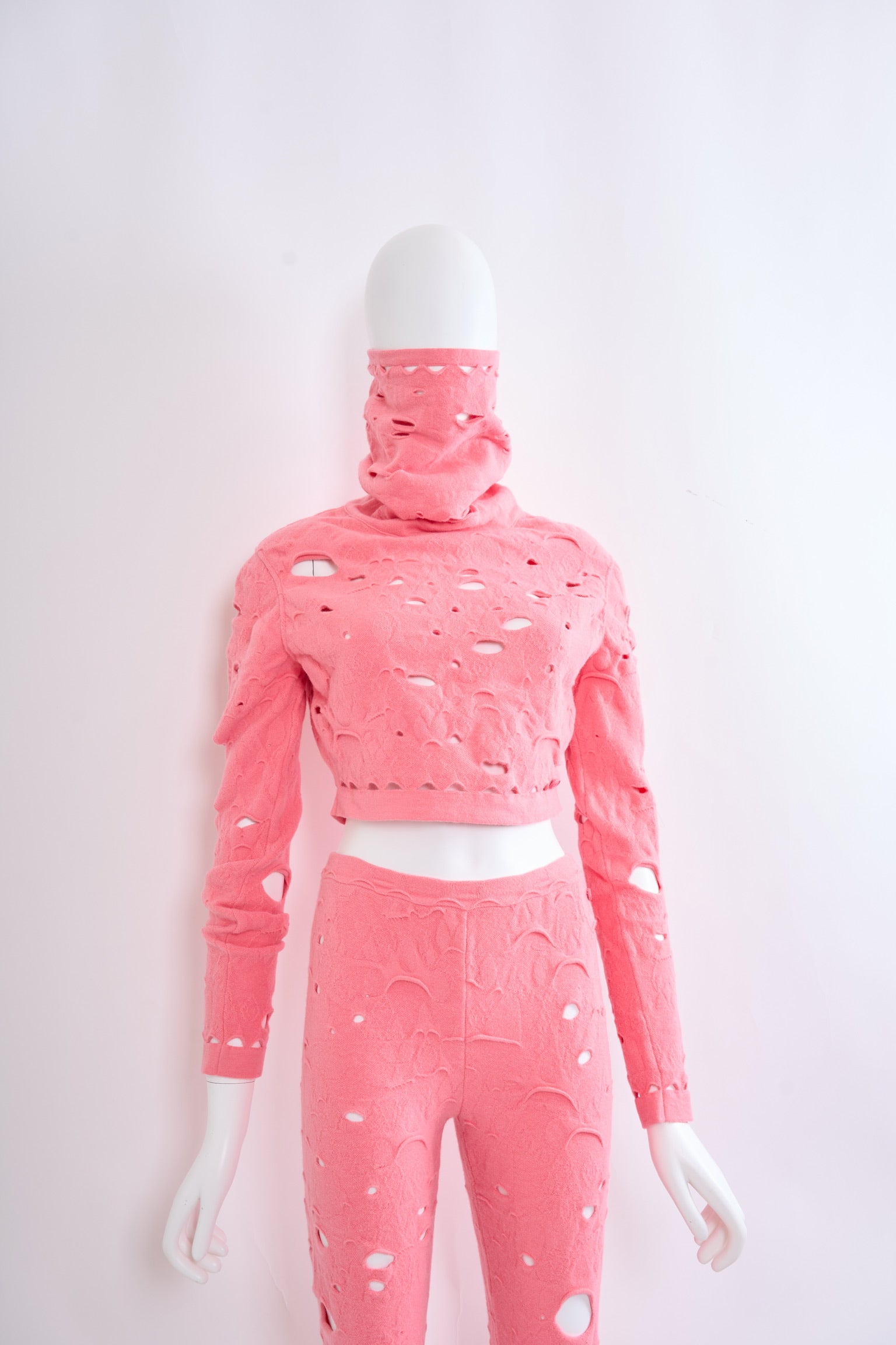 Preowned Chanel FW2014 Pink Ensemble Set, Supermarket Runway Collection