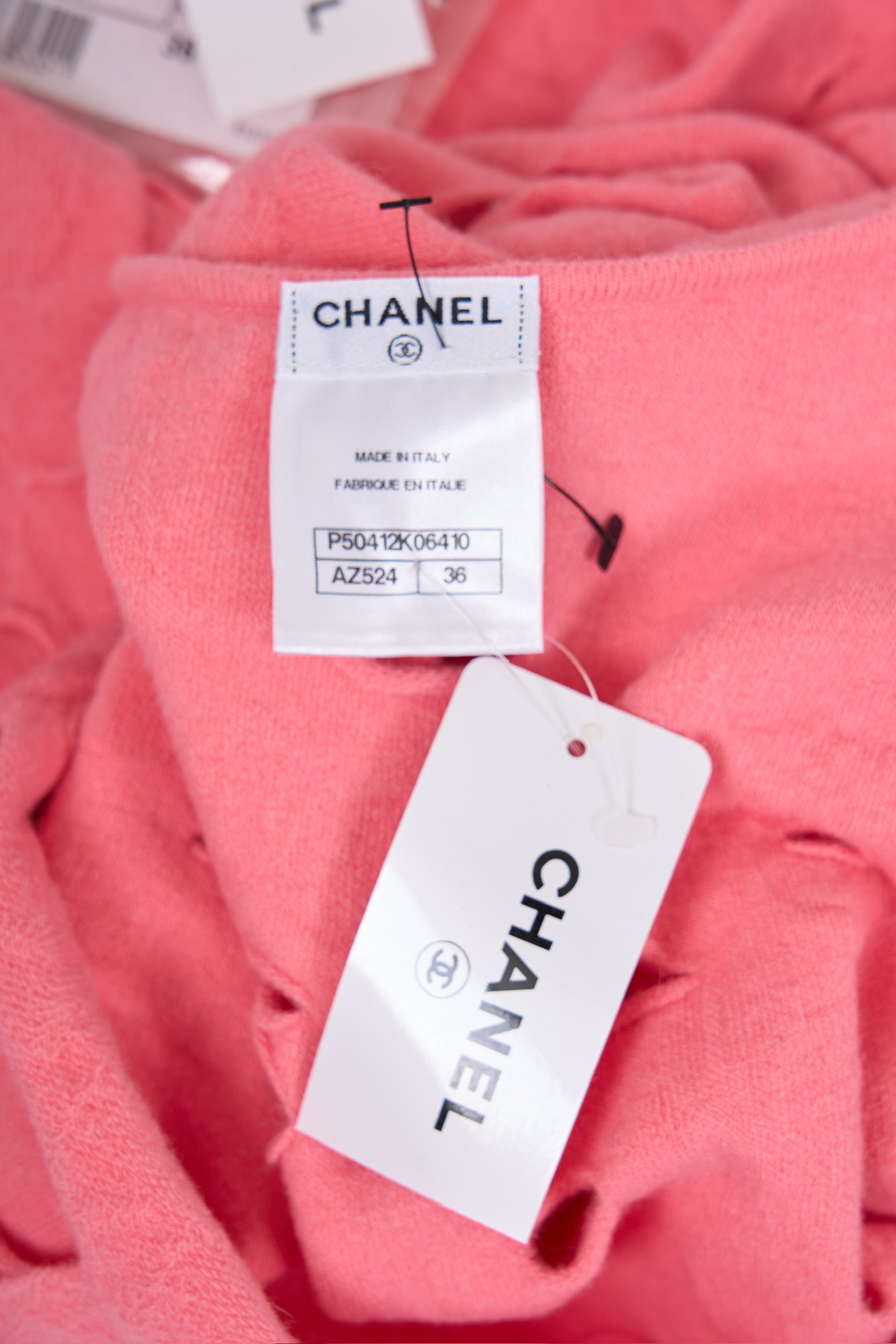 Preowned Chanel FW2014 Pink Ensemble Set, Supermarket Runway