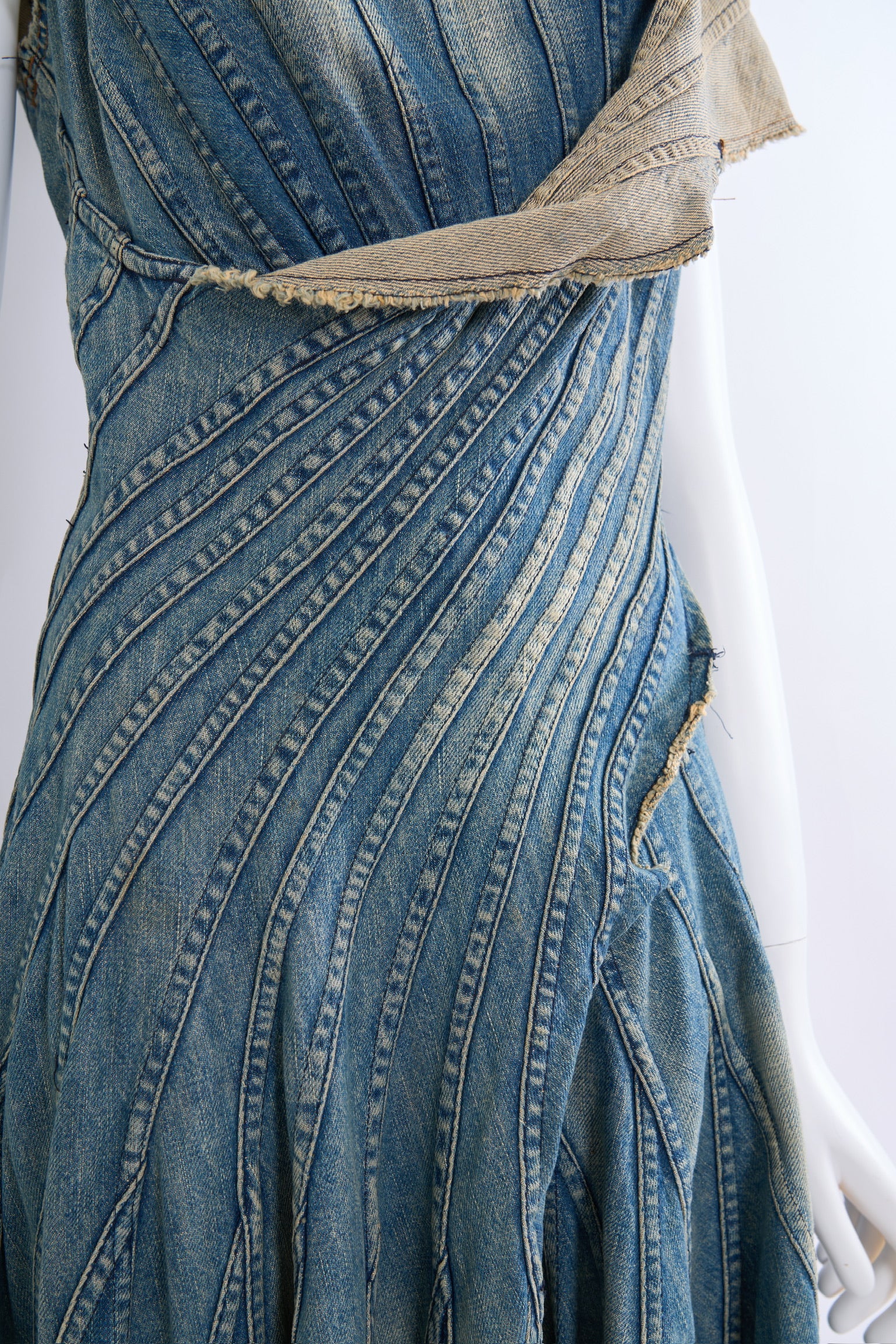junya watanabe denim dress Sold at Auction: A Junya Watanabe/Comme des Garons denim dress, Autumn-Winter 2001-02,