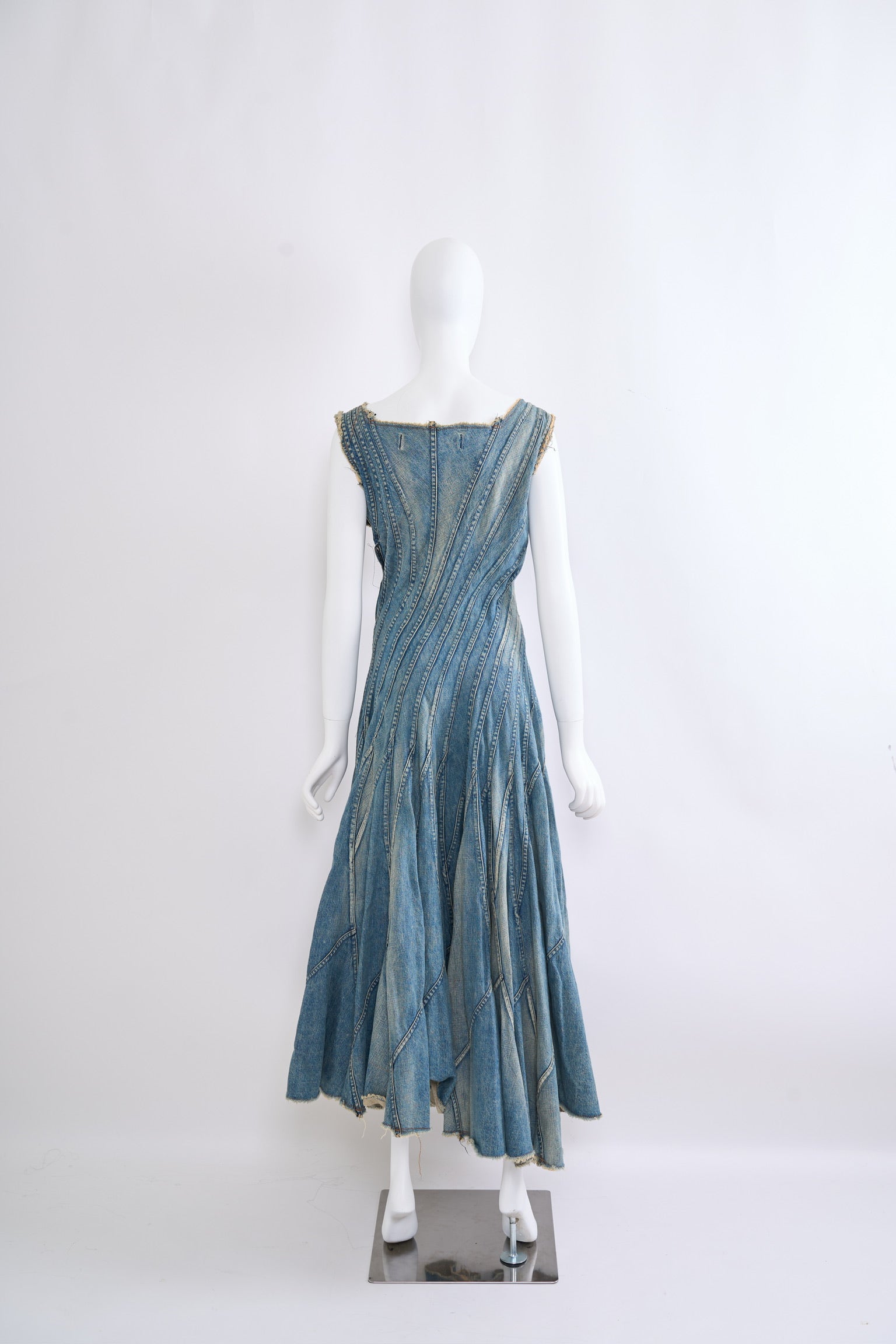 Preowned Junya Watanabe 2002 Denim Runway Dress